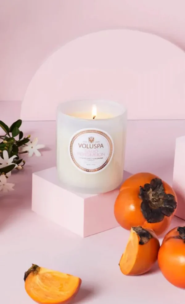 VOLUSPA - Classic Boxed Candle 60tim - Saijo Persimmon Discount