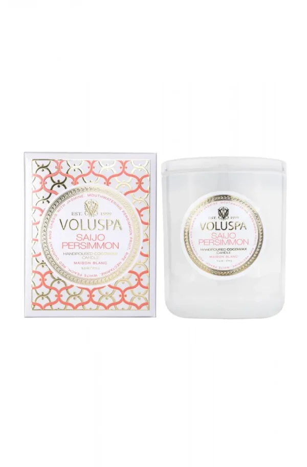 VOLUSPA - Classic Boxed Candle 60tim - Saijo Persimmon Discount