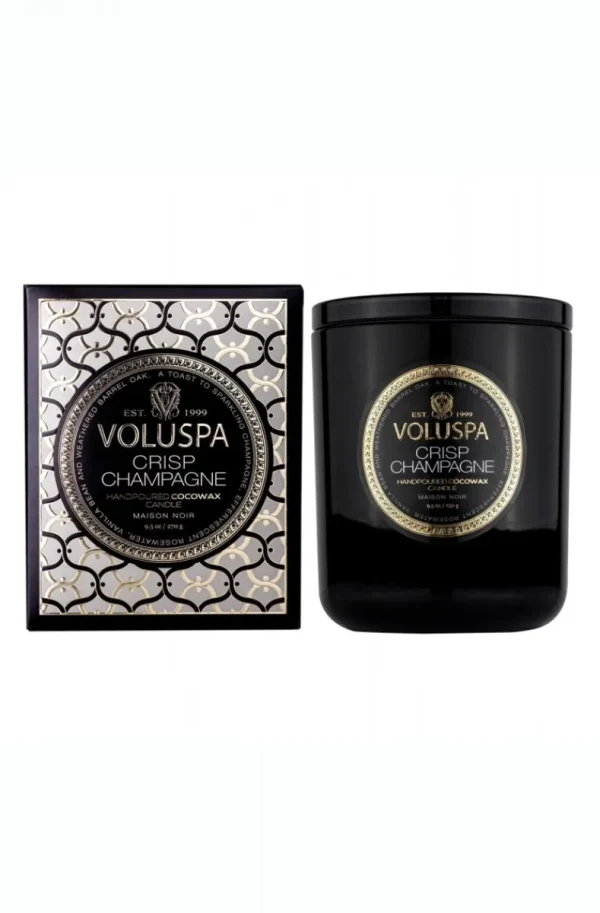 VOLUSPA - Crisp Champagne Boxed Candle New