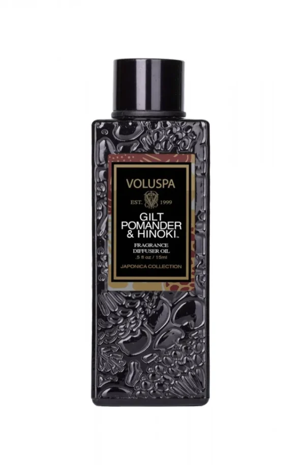 Plain Vanilla & Other Brands We Love Voluspa - Ultrasonic Diffuser Fragrance Oil Gilt Pomander & Hinoki Best